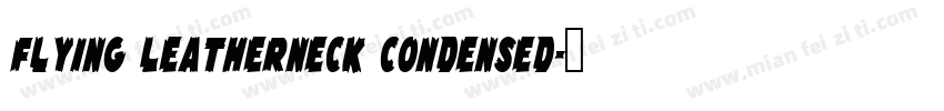 Flying Leatherneck Condensed字体转换